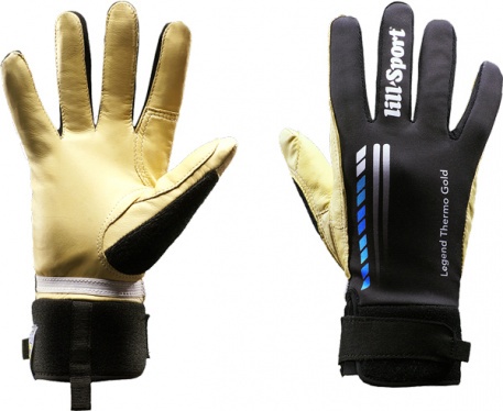 Гоночные перчатки Lillsport, модель Legend Thermo Gold - купить
