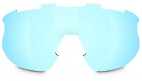Запасная линза к очкам BLIZ модели Matrix Smallface, серая с голубым мультинапылением