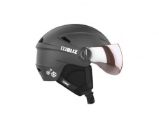 Горнолыжный шлем для детей, модель "BLIZ Jet Kids Visor M14 Black"