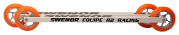 Гоночные лыжероллеры SWENOR для конькового хода, модель Equipe R2 (колесо 76A - желтое) - купить