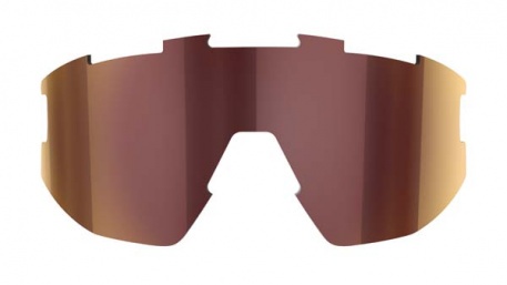 Запасная линза к очкам BLIZ моделей Matrix и Fusion, серая с красным мультинапылением - купить