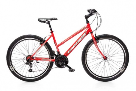 Велосипед CAPRIOLO MTB PASSION, рама сталь 17'', колёса 26'' (красный-белый) - купить