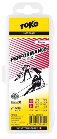 Гоночный парафин Racing Performance Red, красный, 120 г - купить