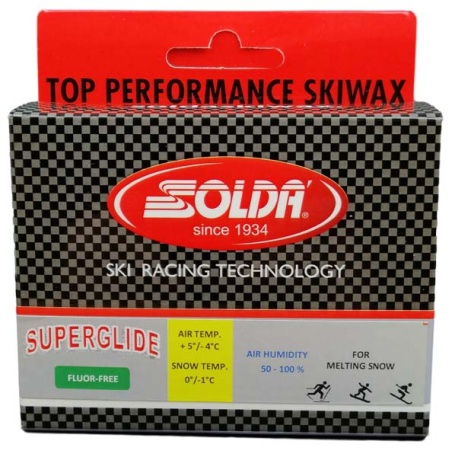 Гоночный бесфторовый парафин 81YE Superglide, жёлтый, 60 г - купить