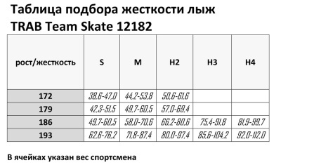 Лыжи для конькового хода SKITRAB, модель TEAM SKATE - купить