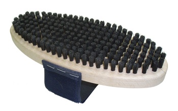 Щетка из щетины дикого кабана, овальная - купить