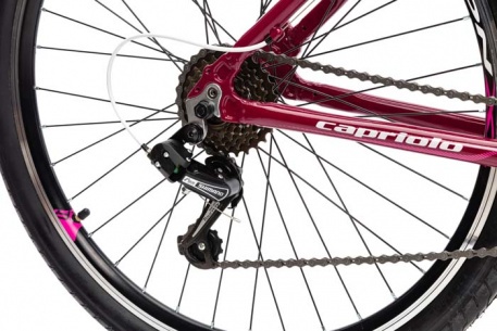 Велосипед CAPRIOLO MTB ATTACK LADY, рама алюминий 17'', колёса 26'' (фиолетовый-розовый) - купить
