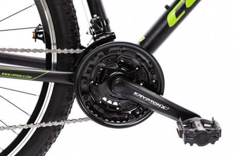 Велосипед CAPRIOLO MTB LEVEL 9.0, рама алюминий 19'', колёса 29'' (чёрный-зелёный) - купить