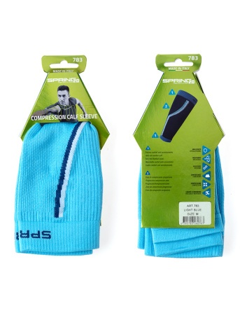 Компрессионные гетры Spring Compression Calf Sleeve, голубые - купить