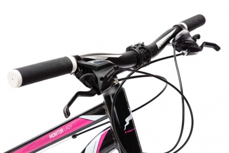 Велосипед CAPRIOLO MTB MONITOR, рама алюминий 17'', колёса 26'' (чёрный-розовый) - купить