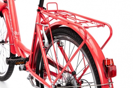 Велосипед CAPRIOLO CITY ELLA (1 X 6), рама сталь 13'', колёса 24'' (розовый) - купить