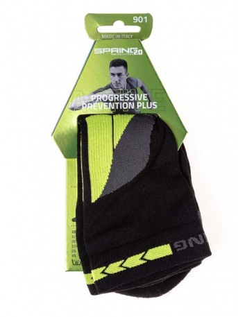 Носки Spring Progressive Prevention Plus, чёрный-серый-зелёный - купить