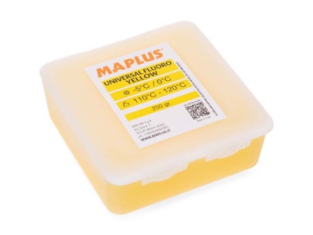 Универсальный низкофторовый парафин MAPLUS YELLOW FLUORO, 250g - купить