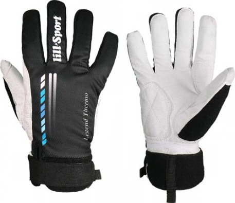 Гоночные перчатки Lillsport, модель Legend Thermo Black - купить