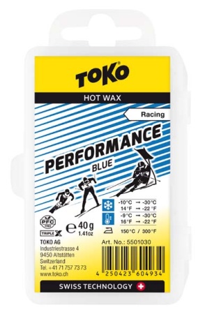 Гоночный парафин Racing Performance Blue, синий, 40 г - купить