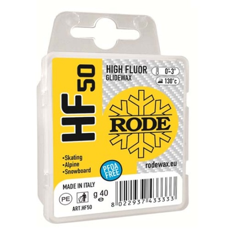 Высокофторовый парафин, жёлтый HF50 Yellow, 40г - купить