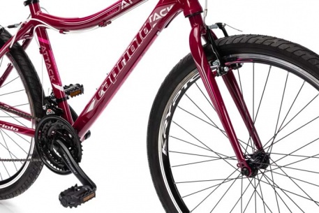 Велосипед CAPRIOLO MTB ATTACK LADY, рама алюминий 17'', колёса 26'' (фиолетовый-розовый) - купить