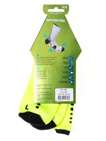 Носки Spring Soft Air Plus Long, лайм-чёрный - купить