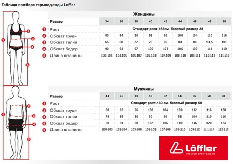 Мужские тайтсы Loeffler Speed - купить