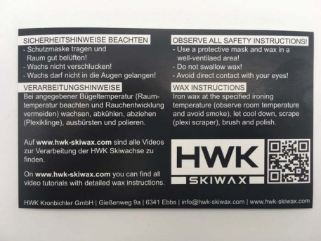 Парафин HWK Racing WAX, 180 г - купить