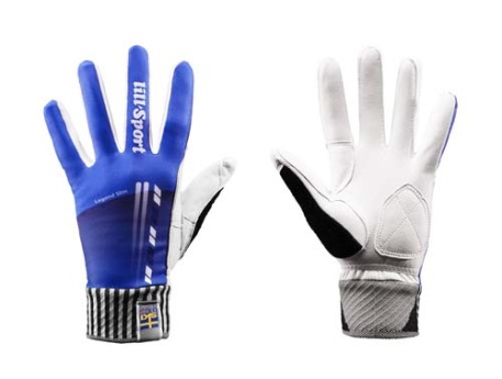 Гоночные перчатки Lillsport, модель Legend Slim Blue - купить