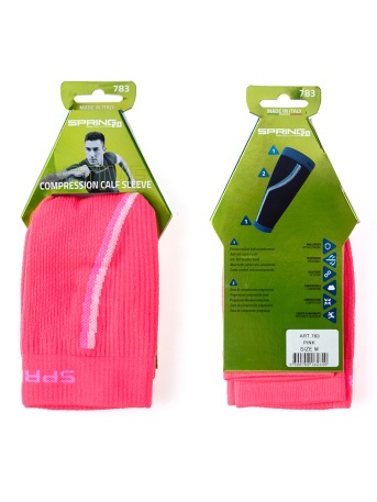 Компрессионные гетры Spring Compression Calf Sleeve, розовые - купить