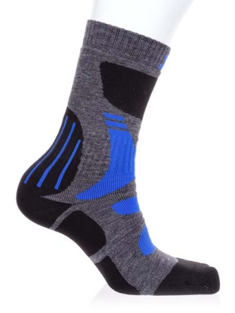 Носки Spring Warm Evolution, серый-синий-чёрный - купить