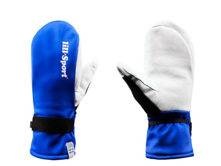 Рукавицы с ветрозащитной изоляцией Lillsport, модель Mitt I Blue - купить