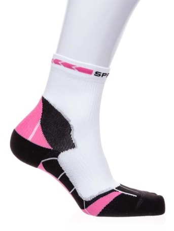 Носки Spring Progressive Prevention Plus, белый-чёрный-розовый - купить
