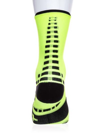Носки Spring Soft Air Plus Long, лайм-чёрный - купить