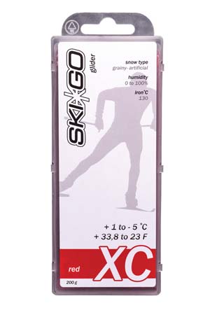 Парафин, красный Ski-Go Rеd XC, 200 г - купить