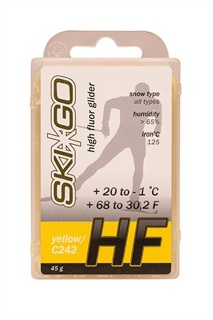Высокофторовый парафин Ski-Go, желтый, 45г - купить