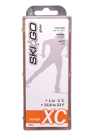 Парафин, оранжевый Ski-Go Orange XC, 200 г - купить