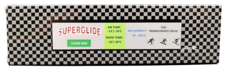 Гоночный бесфторовый парафин 81GR Superglide, зелёный, 180 г - купить