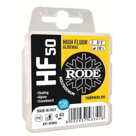 Высокофторовый парафин с молибденом, жёлтый HF50M Yellow, 40г - купить