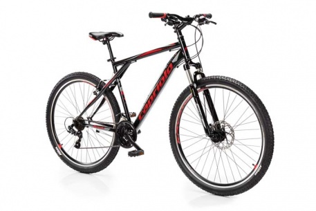 Велосипед CAPRIOLO MTB ADRENALIN, рама сталь 21'', колёса 29'' (чёрный-красный) - купить