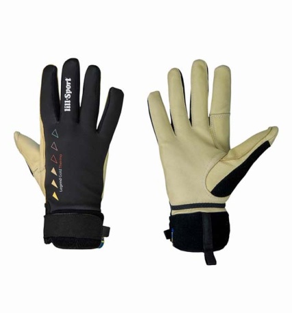 Гоночные перчатки Lillsport, модель Legend Thermo Gold Black - купить
