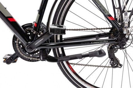 Велосипед CAPRIOLO TOURING ROADSTER, рама алюминиевая 20'', колёса 28'' (чёрный-серый-красный) - купить