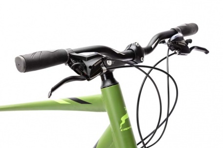Велосипед CAPRIOLO TOURING TREKKING ROADSTER MAN, рама алюминиевая 22'',колёса 28'' (зелёный-чёрный) - купить