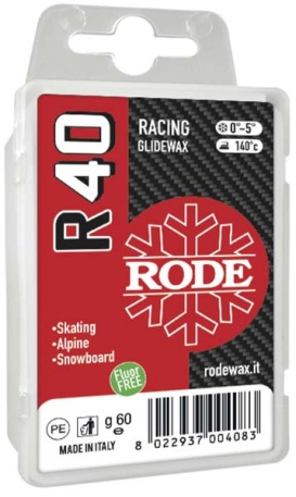 Парафин, красный R40 Racing Glider Red, 60 г - купить