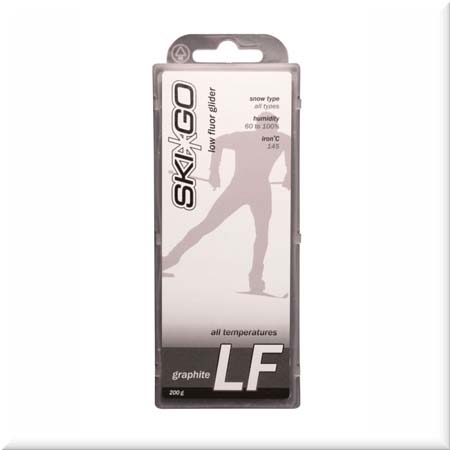 Низкофторовый парафин Ski-Go, графитовый грунт, 200 г - купить