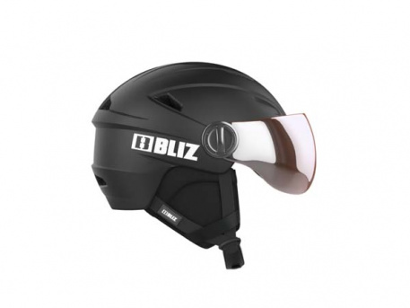 Горнолыжный шлем, модель "BLIZ Strike Visor M17 Black" - купить