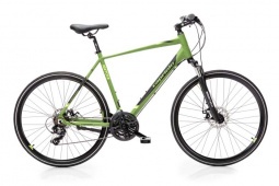 Велосипед CAPRIOLO TOURING TREKKING ROADSTER MAN, рама алюминиевая 22'',колёса 28'' (зелёный-чёрный)