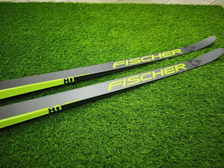 Лыжный набор: лыжи FISCHER AEROLITE SKATE 80 с креплениями, 176 см  - купить