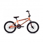 Велосипед CAPRIOLO KIDS BMX TOTEM, рама сталь 10'', колёса 20'' (оранжевый-чёрный)