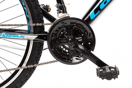 Велосипед CAPRIOLO MTB ADRENALIN, рама сталь 20'', колёса 26'' (чёрный-синий) - купить