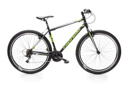 Велосипед CAPRIOLO MTB LEVEL 9.0, рама алюминий 19'', колёса 29'' (чёрный-зелёный)