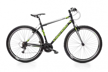Велосипед CAPRIOLO MTB LEVEL 9.0, рама алюминий 19'', колёса 29'' (чёрный-зелёный) - купить