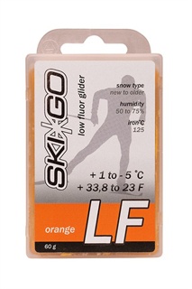 Низкофторовый парафин Ski-Go, оранжевый, 60 г - купить