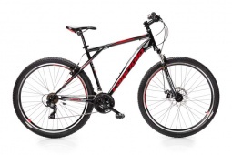Велосипед CAPRIOLO MTB ADRENALIN, рама сталь 21'', колёса 29'' (чёрный-красный)